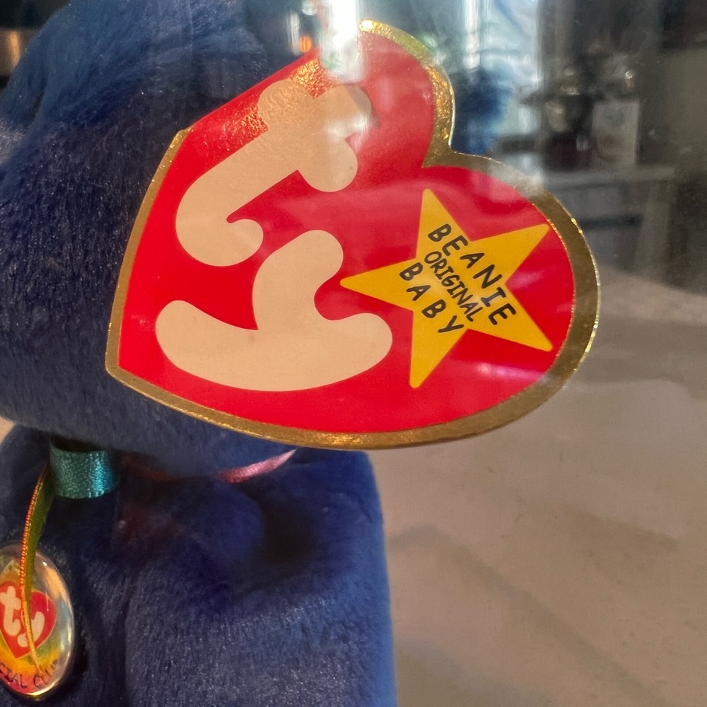 RARE!! Clubby Beanie Baby 1998 Version Mint Condition, in Collector’s Box! - Picture 7 of 10